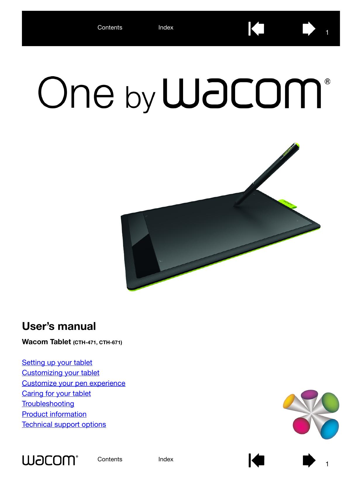 One by Wacon: Users Manual