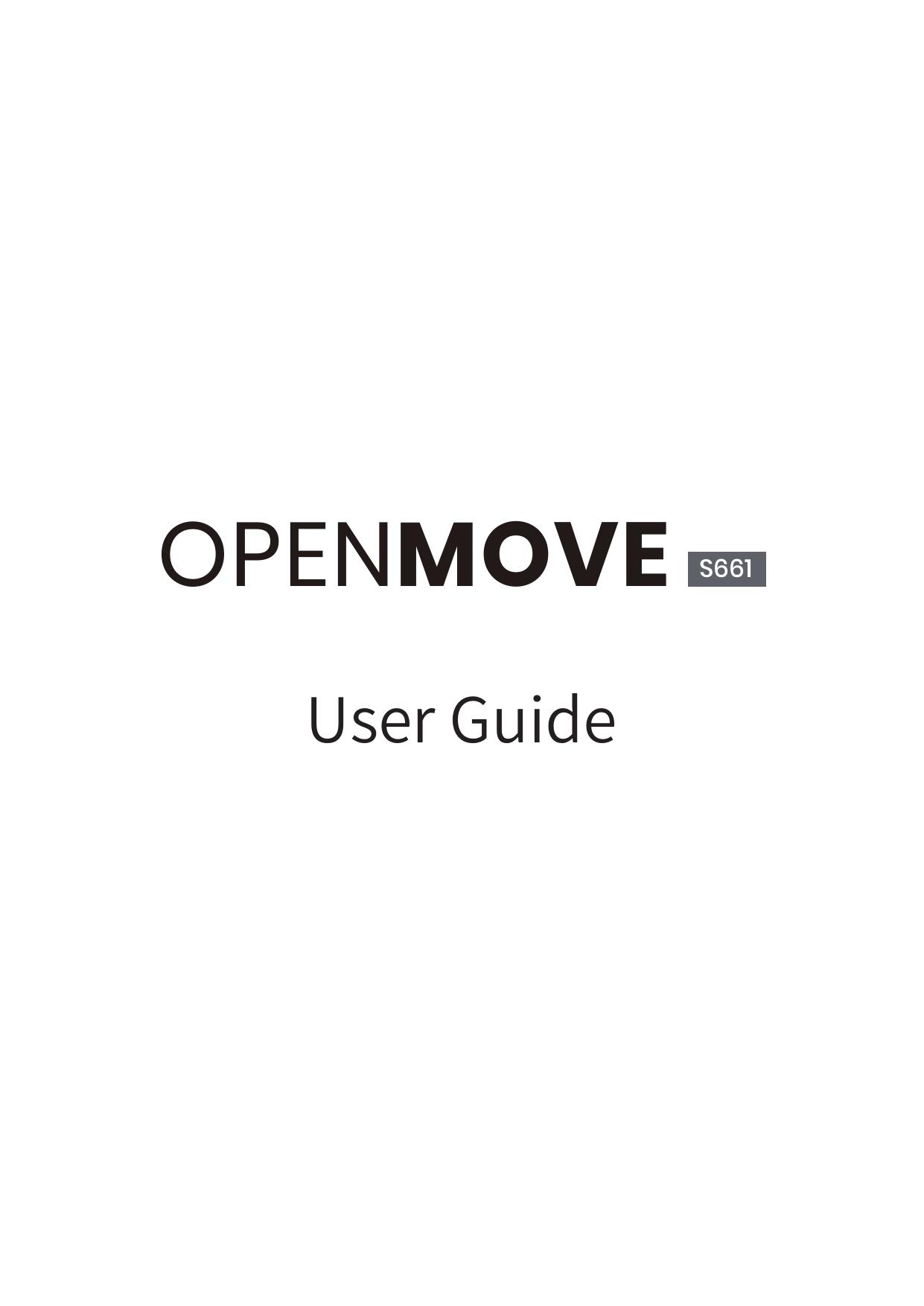 OpenMove User Guide